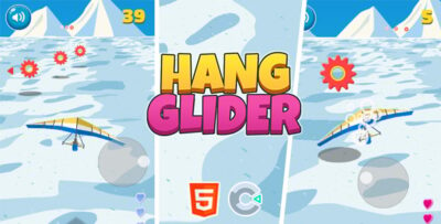 Hang Glider - HTML5 Game (Construct 3)