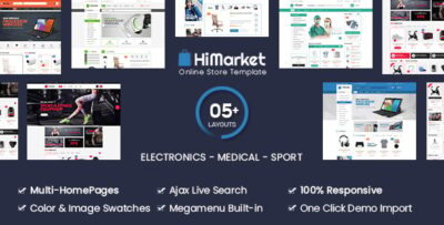 HiMarket - Electronics StoreMedicalSport Shop WooCommerce WordPress Theme