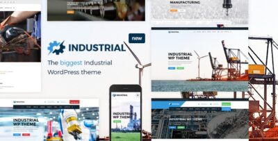 Industrial - Factory Business WordPress Theme v1.7.3