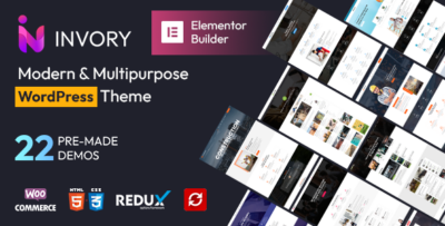 Invory - Services Elementor WordPress Theme With AI Content Generator