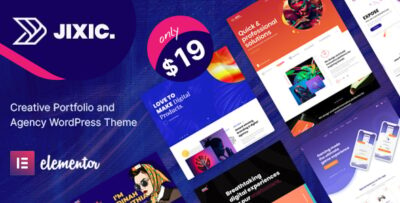 Jixic - Creative Portfolio & Agency WordPress Theme