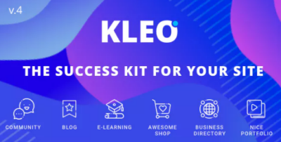 KLEO – Pro Community Focused – Multi-Purpose BuddyPress Theme