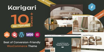 Karigari - Professional Furniture & Home Decor WooCommerce Theme