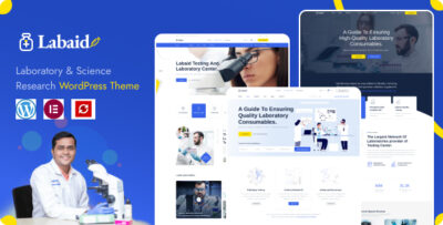 Labaid - Laboratory & Science Research WordPress Theme