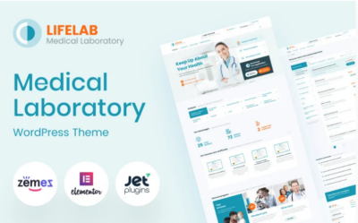 LifeLab - Medical Laboratory WordPress Theme