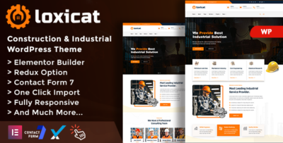 Loxicat - Construction & Industrial WordPress Theme