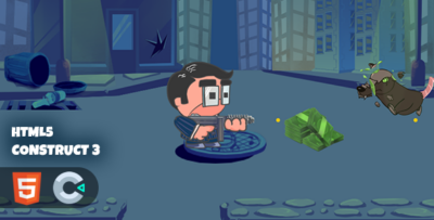 Mafia Boy Construct 3 HTML5 Game