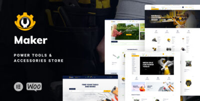 Maker – Tools Store WordPress Theme