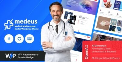 Medeus - Medical Multipurpose Doctor WordPress Theme v1.10