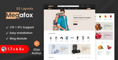 Megafox - Multipurpose Prestashop 1.7 & 8.x Responsive Theme