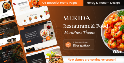 Merida - Restaurant & Food WordPress Theme