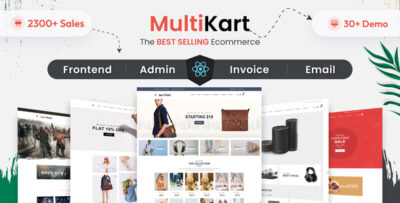 Multikart - React Next JS Multipurpose Ecommerce, React Hooks , GraphQL