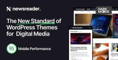 Newsreader - Revolutionary WordPress Theme for Digital Media v1.0.10