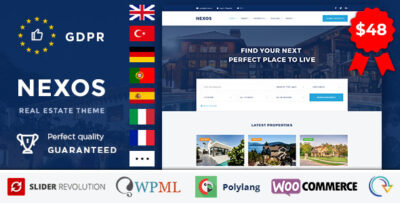 Nexos - Real Estate WordPress Theme