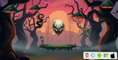 Nightmare Float - HTML5 Game (Construct 3) + Admob