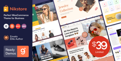 Nikstore - Fashion, Clothing & Jewelry WordPress Theme