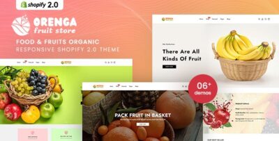 Orenga - Food & Fruits Organic Responsive Shopify 2.0 Theme