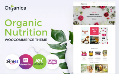 Organica - Organic Food, Cosmetics and Bio Active Nutrition WooCommerce Theme