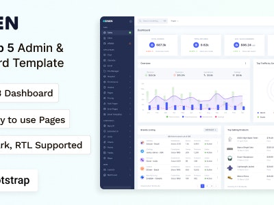 Osen - Bootstrap 5 Admin & Dashboard Template