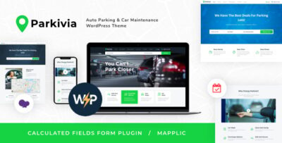 Parkivia Auto Parking & Car Maintenance WordPress Theme