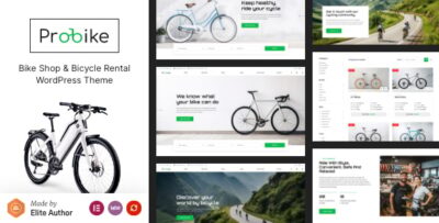 ProBike – Bike Shop & Bicycle Rental WordPress Theme