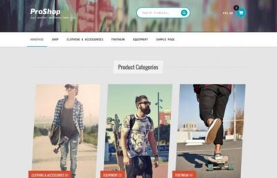 ProShop Storefront Child Theme for WooCommerce