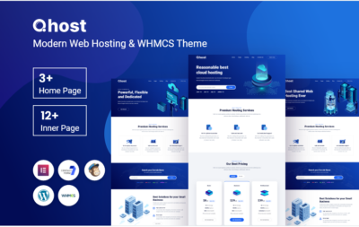 Qhost - Modern Web Hosting & WHMCS WordPress Theme