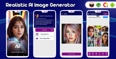 Realistic AI Image Generator, AI Art Generator, Fast AI Art Generator, Photo EditorAI Art