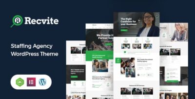 Recvite - Staffing Agency WordPress Theme