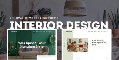 Renovatio Interior Design WordPress Theme