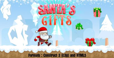 Santa's Gifts (Construct 3 C3P HTML5) Christmas Game