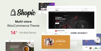 Shopic - Multistore WooCommerce WordPress Theme v2.3.3