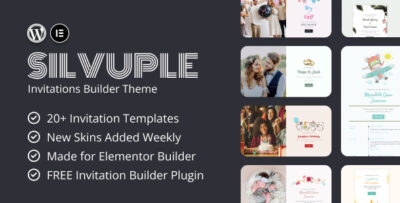 Silvuple – Online Invitation Maker Theme