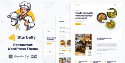 Starbelly - Restaurant & Cafe WordPress Theme