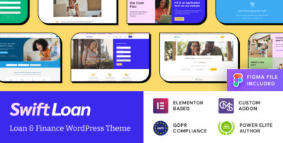 Swift Loan - Payday & Banking Finance WordPress Theme