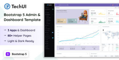 TechUi - Bootstrap 5 Admin & Dashboard Ui Kit