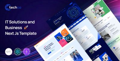 Techco - IT Solutions & Business Next Js Template