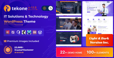 Tekone - IT Solutions & Technology WordPress Theme