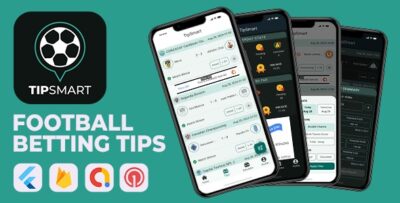 TipSmart - Flutter Football Betting Tips with TipAdvisor Api, Admob, Applovin