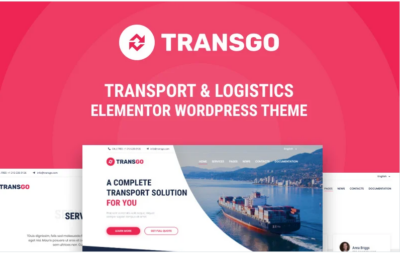 TransGo - Transport & Logistics WordPress Elementor Theme