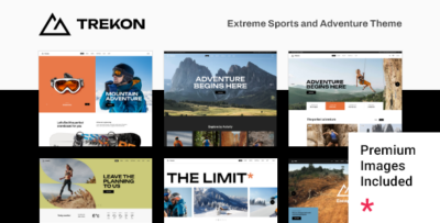 TrekOn - Extreme Sports and Adventure Theme