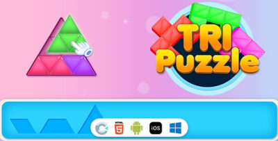 Tri Puzzle [ Construct 3 , HTML5 ]