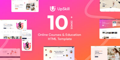 UpSkill - LMS Education Online Course & School HTML Template