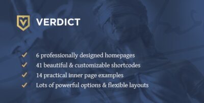 Verdict - Lawyer & Law Firm Theme