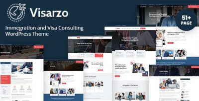 Visarzo – Immigration and Visa Consulting WordPress Theme