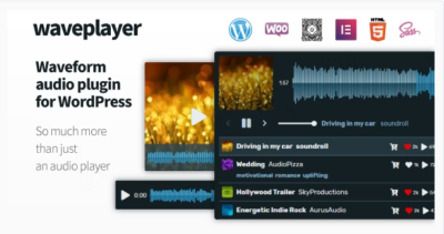 WavePlayer - Waveform Audio Player for WordPress and WooCommerce