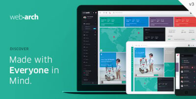 Webarch - Responsive Admin Dashboard Template