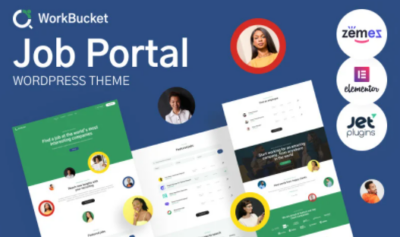 WorkBucket - Job Portal, Recruitment Directory WordPress Theme