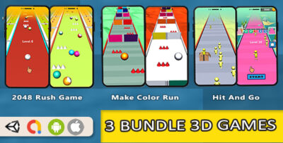 3 Bundle 3D Games - Unity Admob