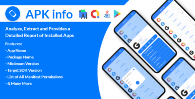 APK info - APK Analyzer & Info Extractor Android App in Android Studio with Admob Ads